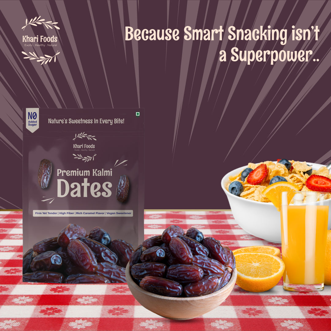 Banana Robusta (4pc), Watermelon Kiran(1pc) & Khari Foods Kalmi Dates(250gms) Combo