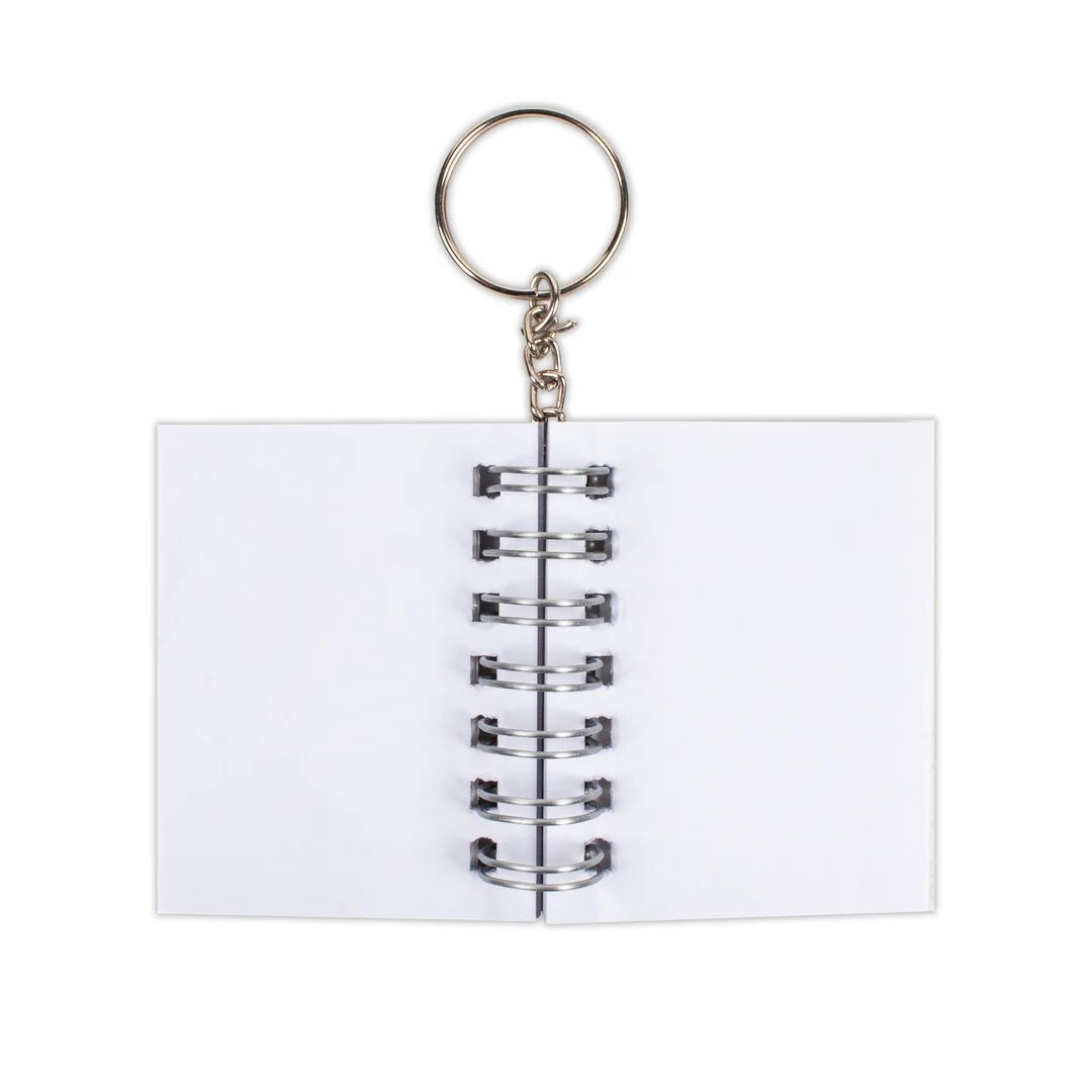 Itsy Bitsy Key Chain Notebook Bee Happy L6.8 x W5.3cm 70gsm 80pages 1 Book Lb