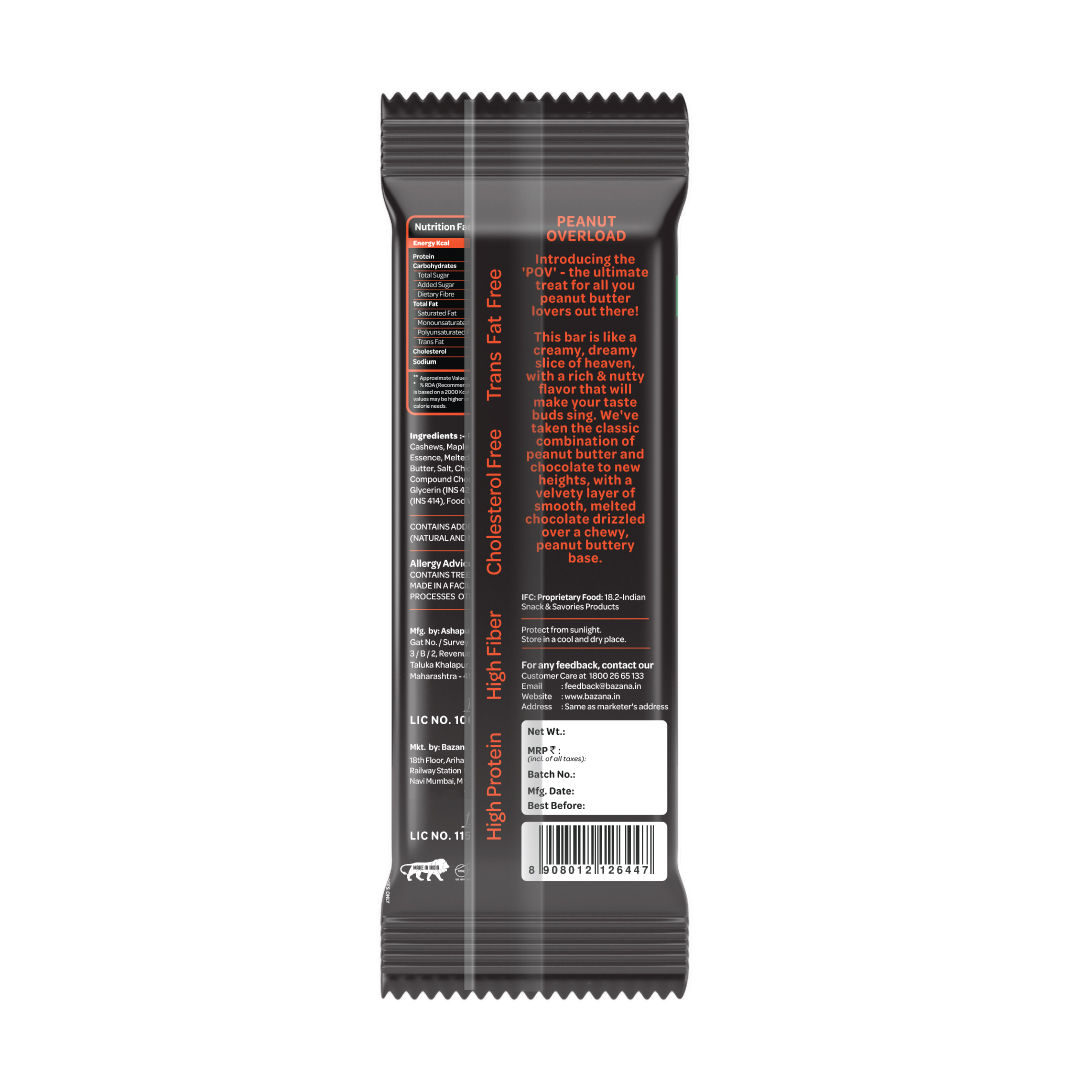 Bazana Peanout Overload Energy Bar