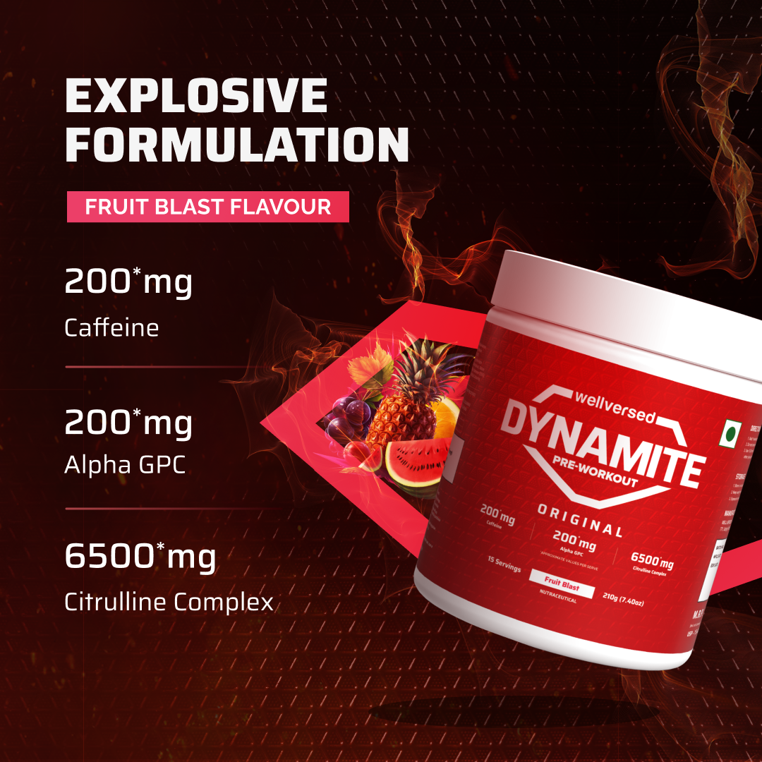 Dynamite Pre-Workout (15 Servings) Fruit Blast