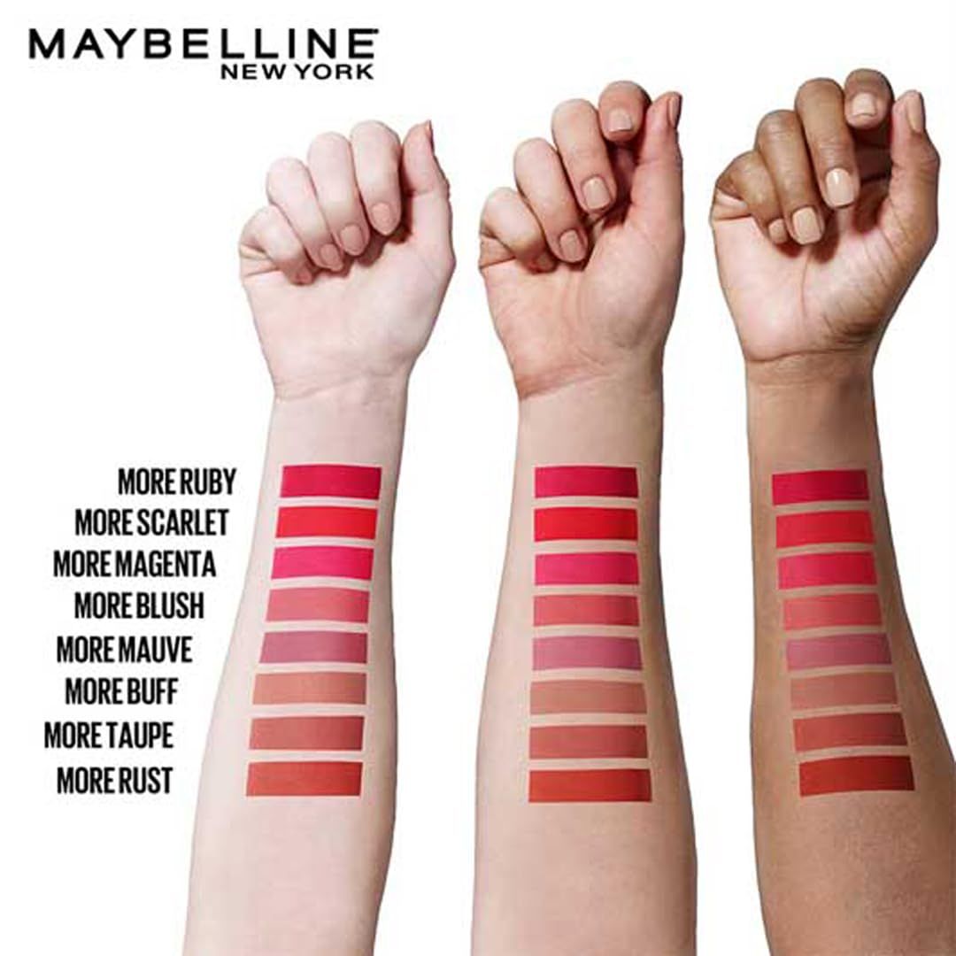 Maybelline New York CSULS599 Lipstick - More Mauve | Long Lasting