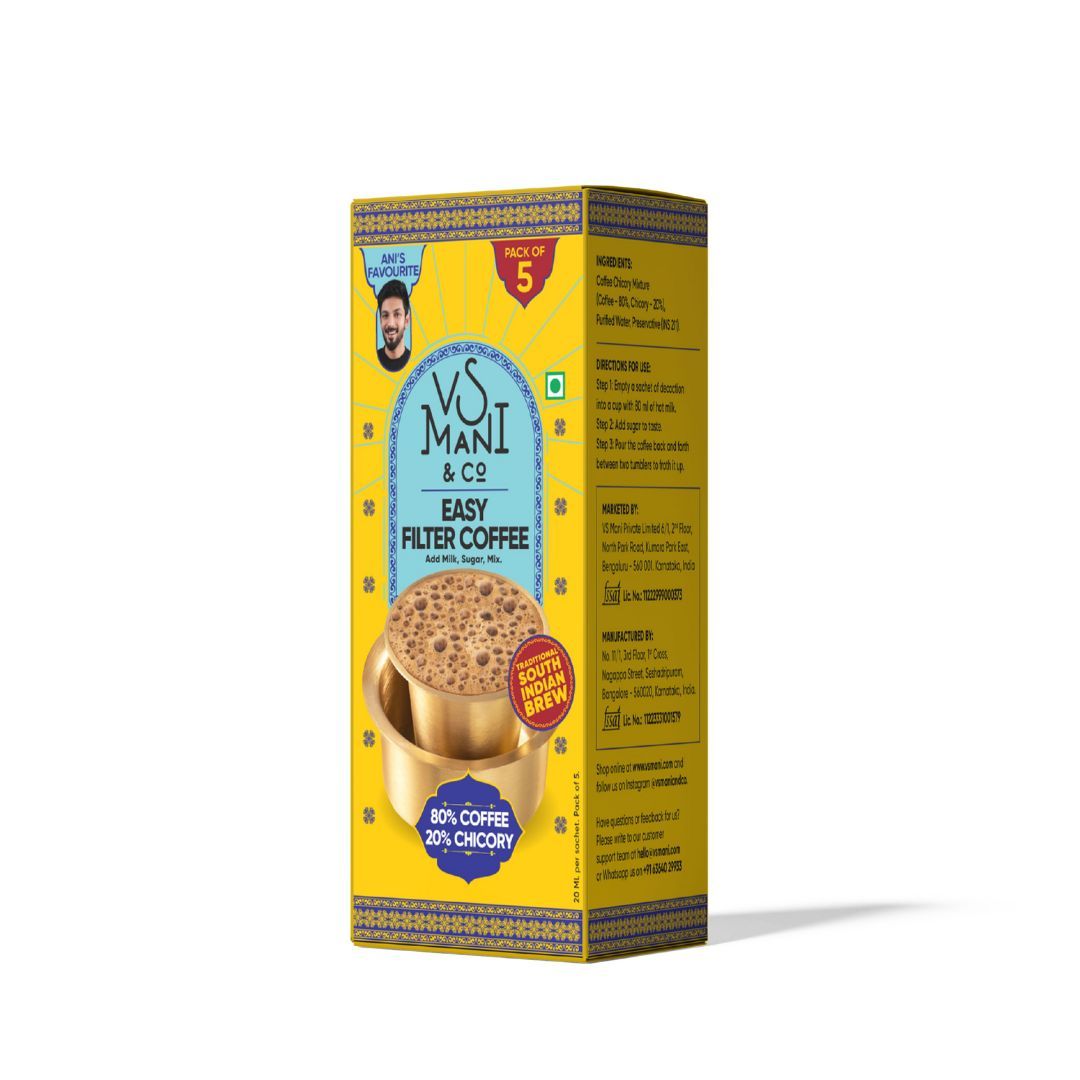 VS Mani Filter Coffee Decoction 100 ml Combo