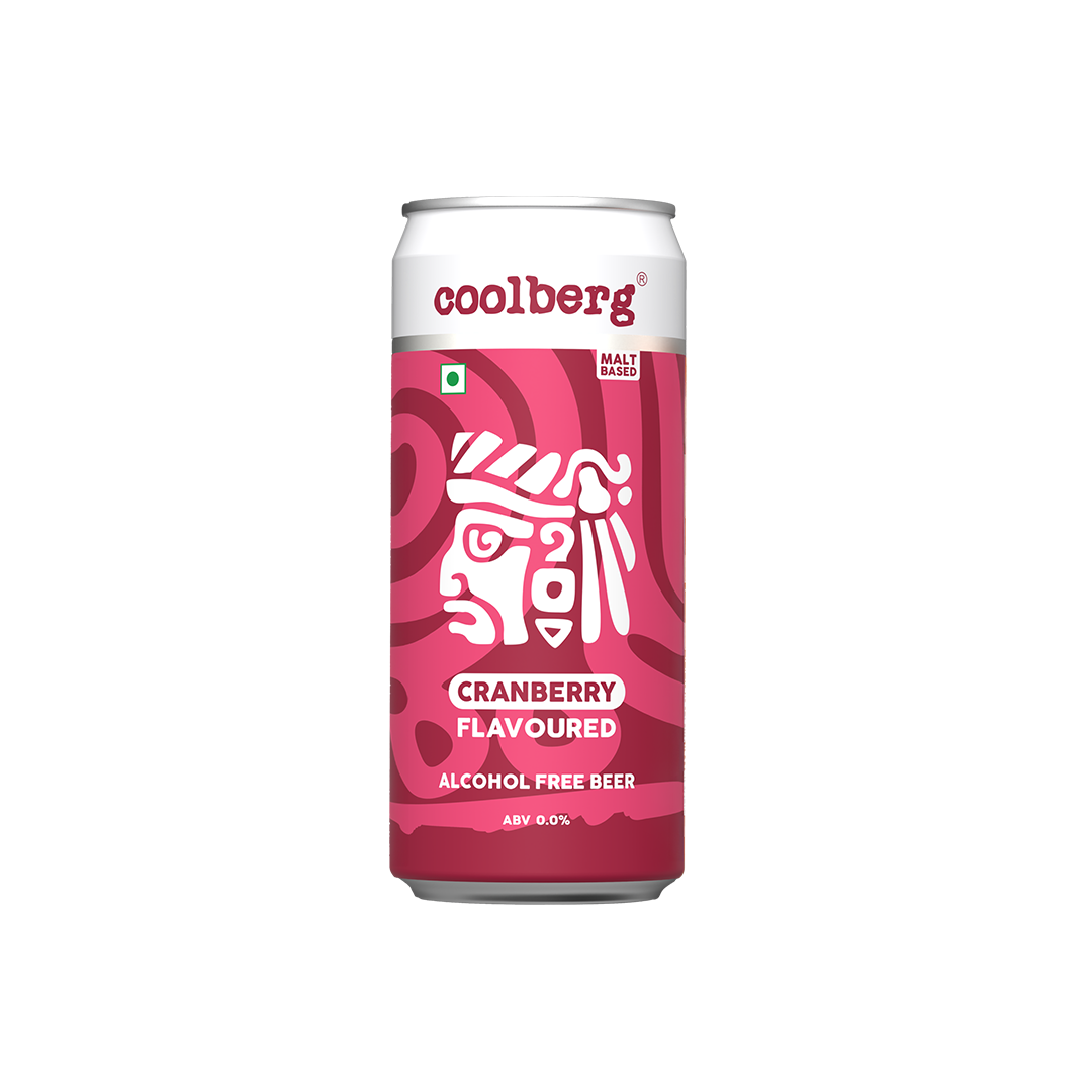 Coolberg Cranberry Non Alcoholic Beer Can 300 ml Combo