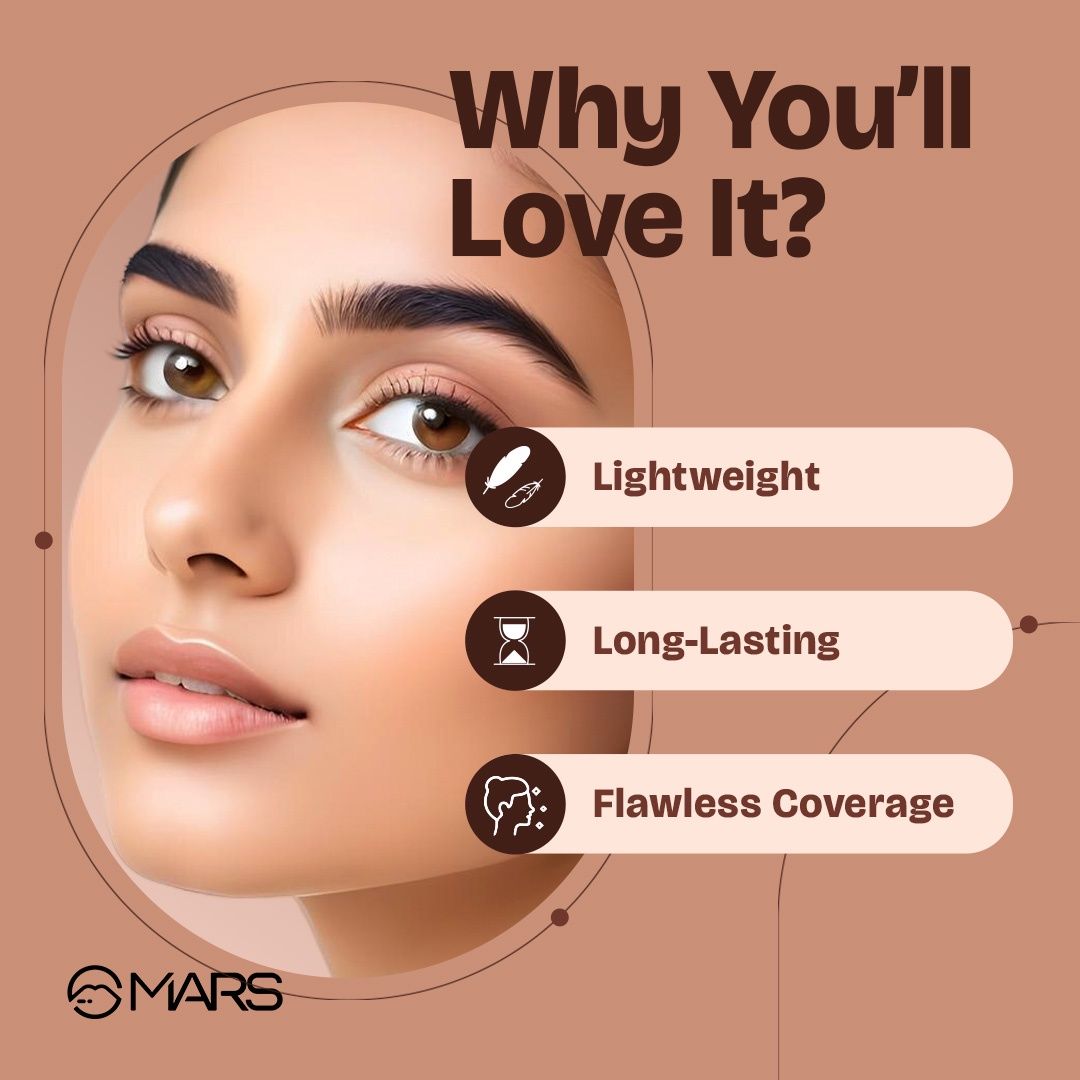 MARS Cosmetics Cancel Concealer for Face Makeup With Radiant Natural Finish | 6 Ml | 07-caramel Charm
