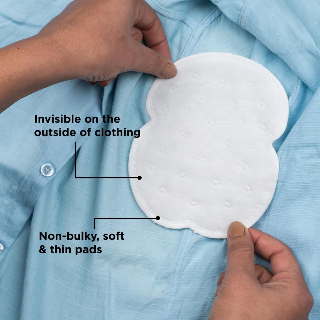 Bronson Professional Underarm Sweat Pads 10 Pairs Disposable Prevent Stains & Absorb Sweat