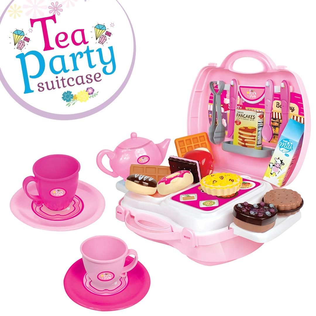 Tea Party Set - Suitcase- Barbie- Assorted