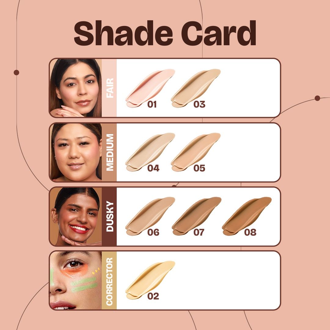 MARS Cosmetics Cancel Concealer for Face Makeup With Radiant Natural Finish | 6 Ml | 07-caramel Charm