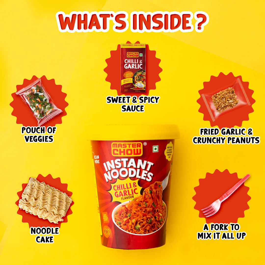 MasterChow Chilli Garlic Cup Noodles