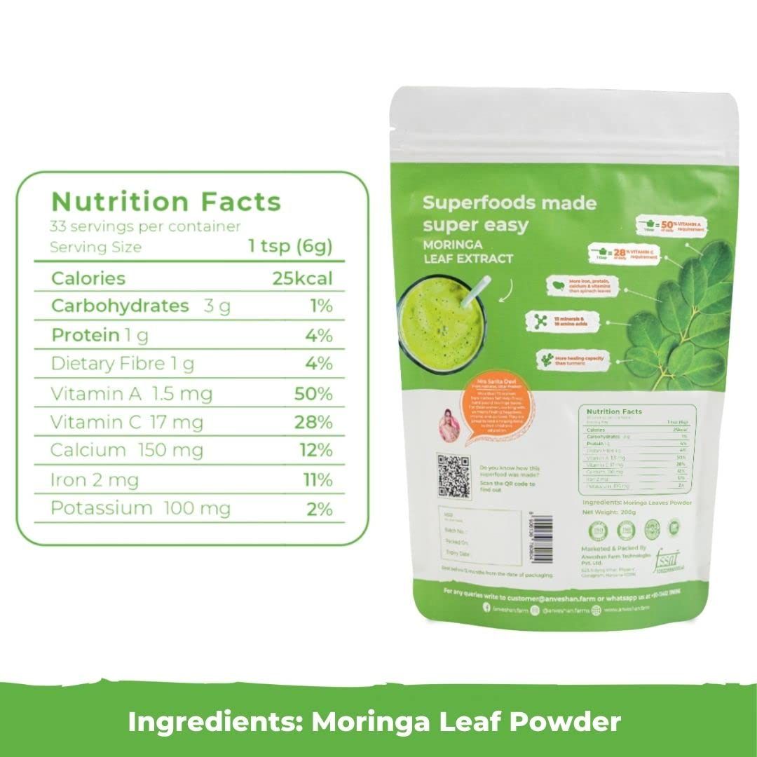 Anveshan Moringa Leaf Powder Immunity Booster