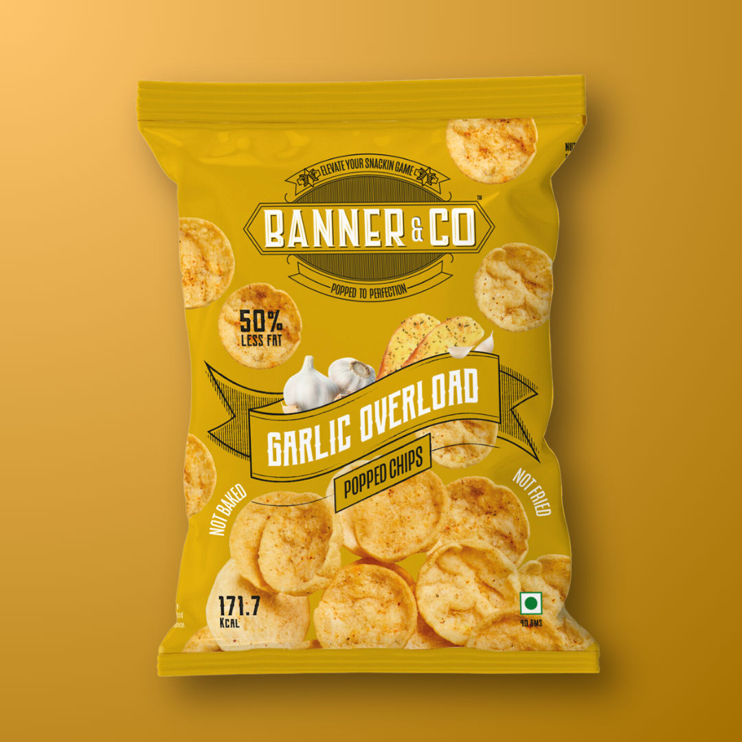 Banner & Co Garlic Overload Popped Chips