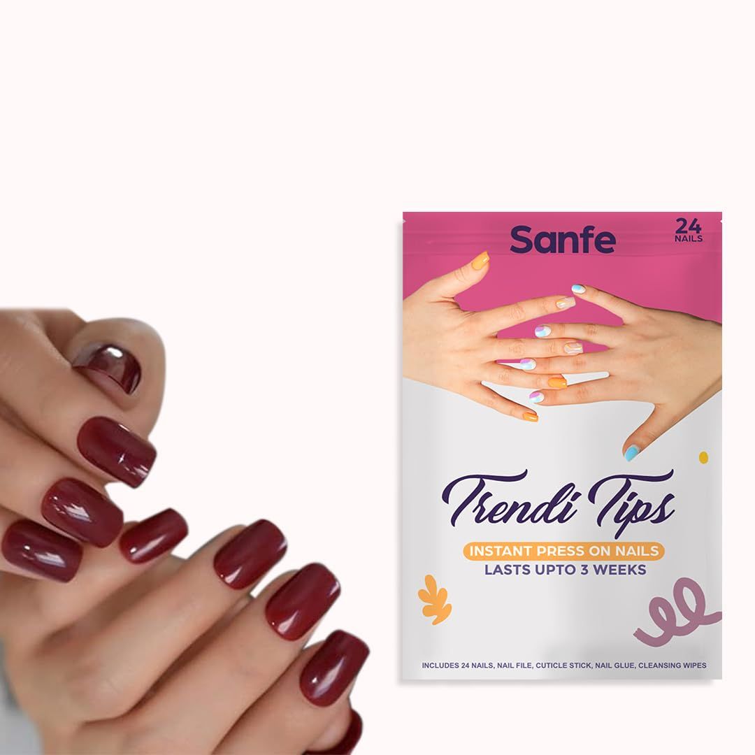 Sanfe Instant Stick On Nails - Bloody Marry