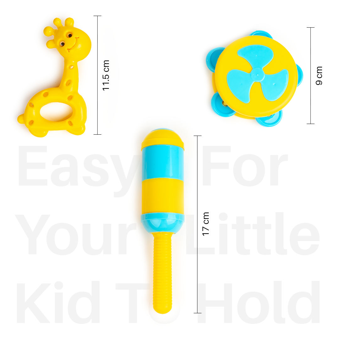 Ratna's Zunzuna Rattle Set 3 Pcs - Assorted