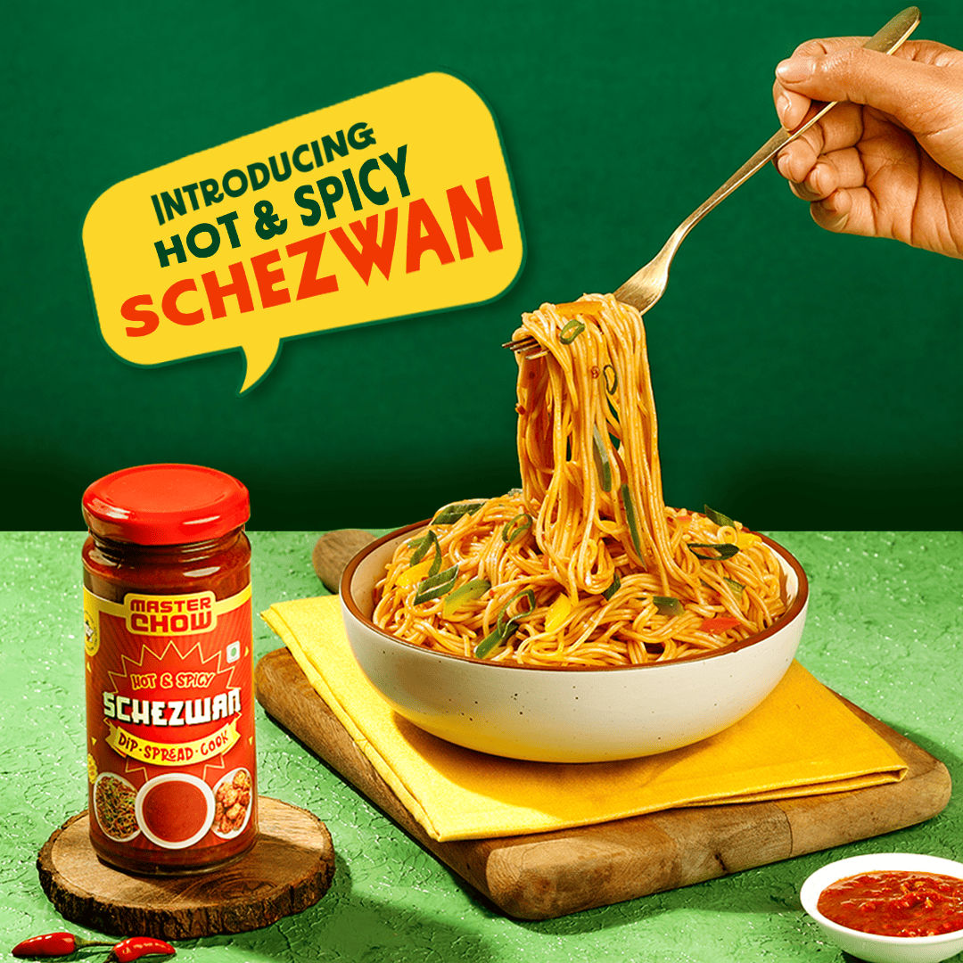 Masterchow Schzewan Chutney(250gms) & Bingo! Mad Angles Achaari Masti Chips(66gms) Combo