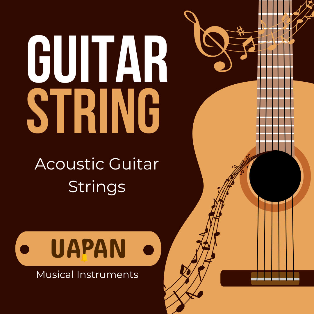 Uapan Acoustic Guitar 6 String & 2 Pick Set