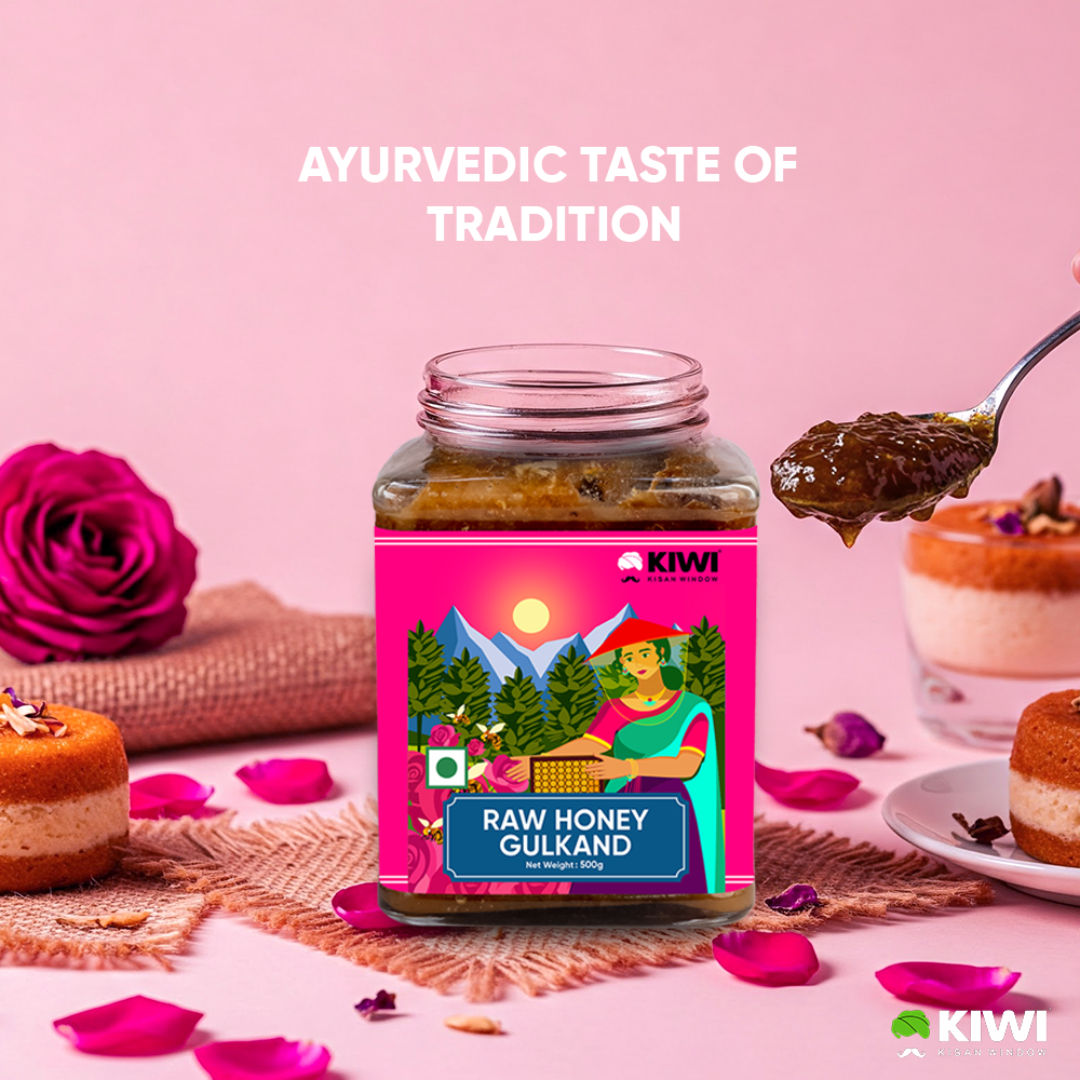 Kiwi Kisan Window Raw Honey Gulkand