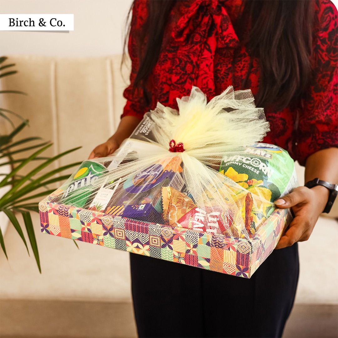 Birch & Co. Hamper Box | Multicolour | Pack of 4