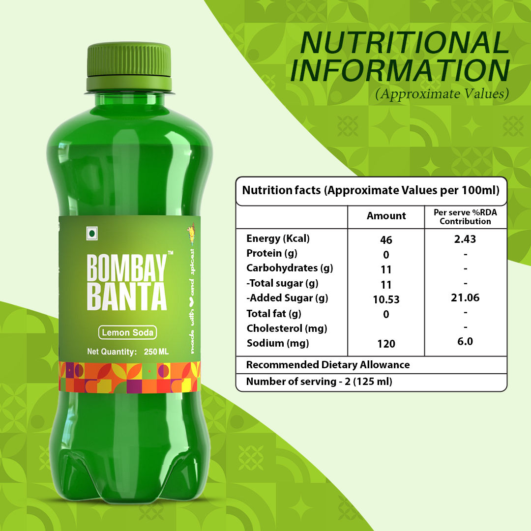 Bombay Banta Lemon Soda 250 ml Combo