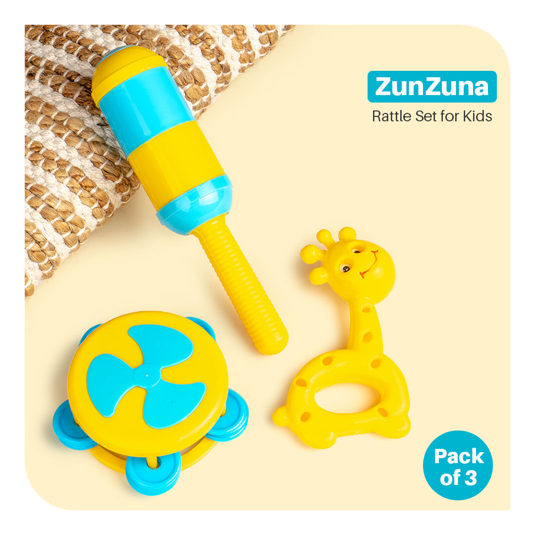 Ratna's Zunzuna Rattle Set 3 Pcs - Assorted