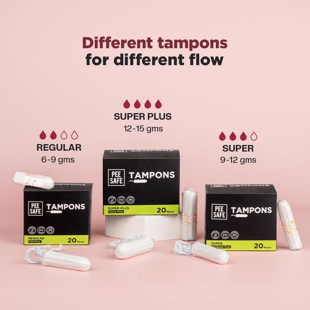 Peesafe Viscose Super Plus Tampons