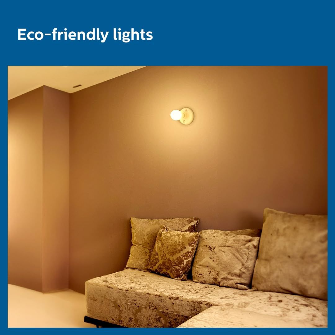 Philips Ace Saver 9 W Led Bulb,   Golden Yellow | E27 Base Holder