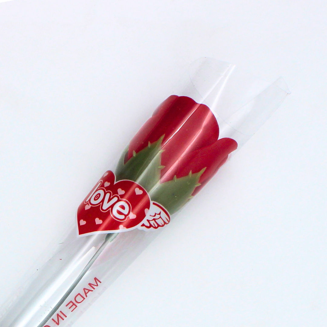 Artificial Rose Flower Stick For Valentine Gifting
