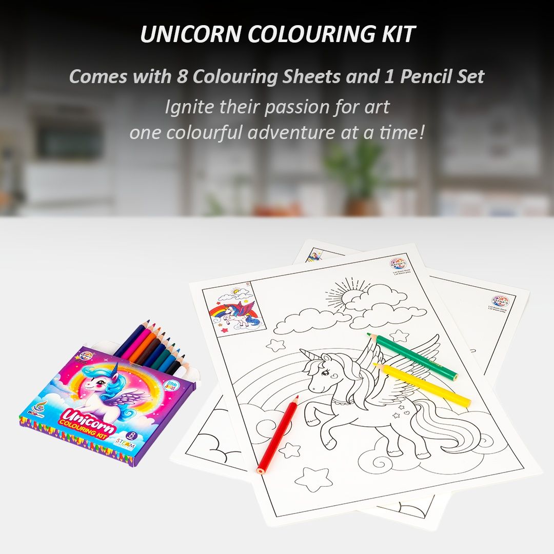 Ratna's Unicorn Colouring Kit | Assorted