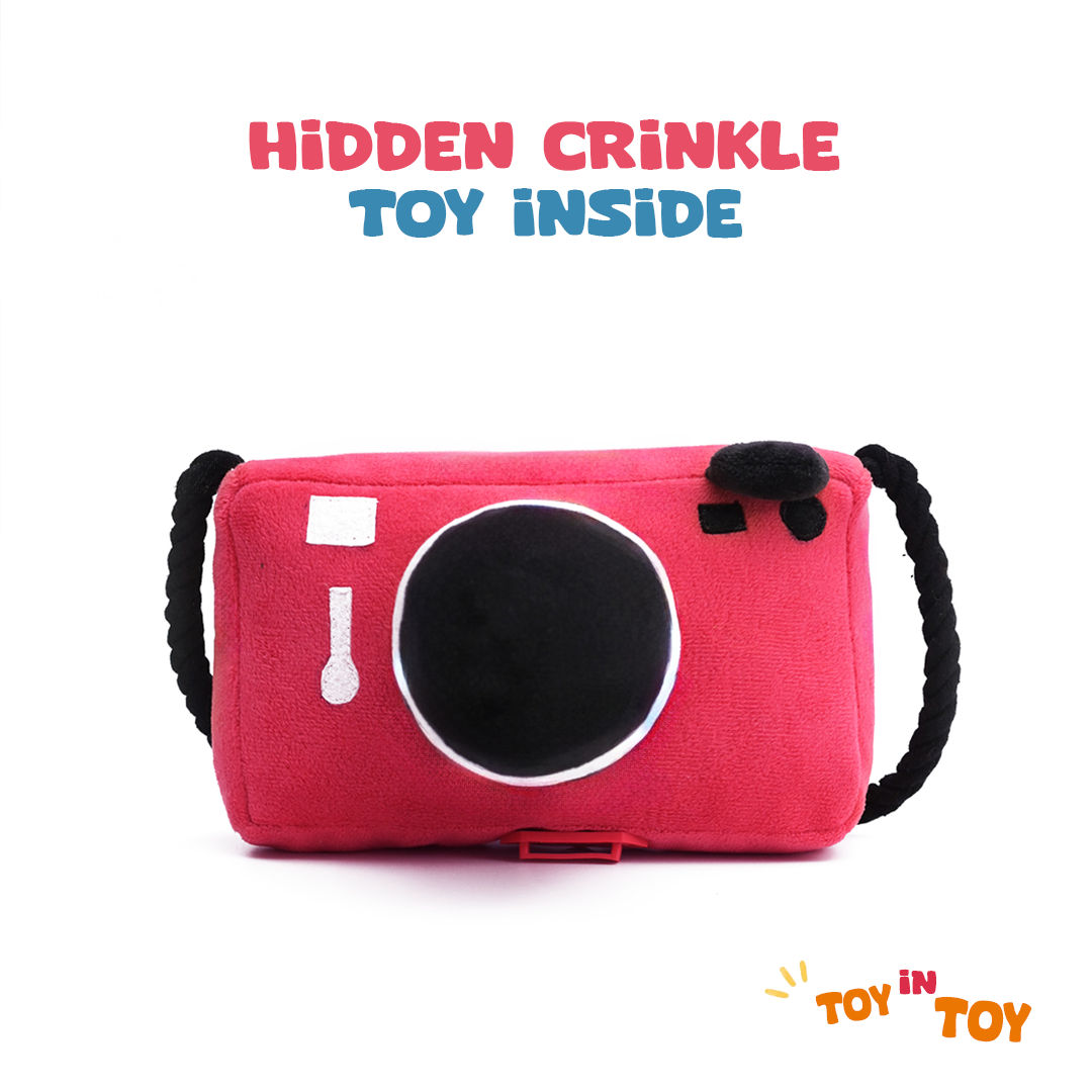 Mutt Of Course Camera Pet Toy