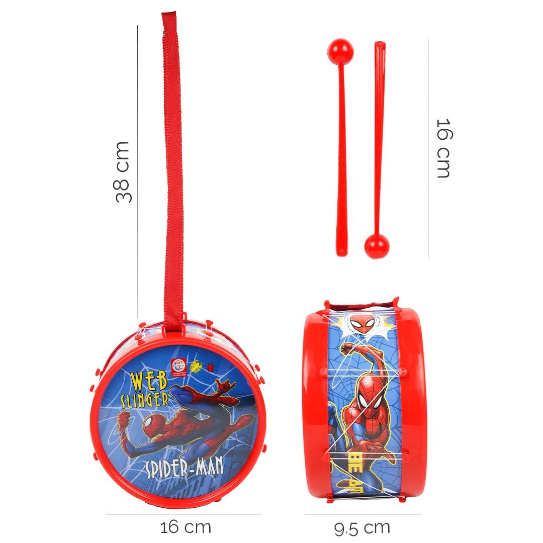 Ratna's Spider-Man Rhythm Musical Drum Jr. | Assorted