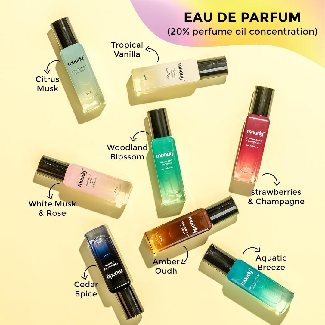 Moody Premium Perfume Gift Set Of 8 In 1 Fragrances