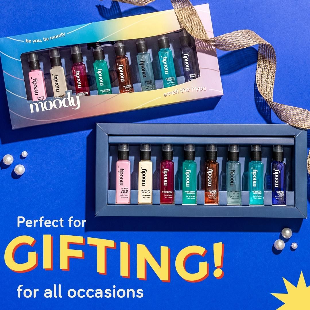 Moody Premium Perfume Gift Set Of 8 In 1 Fragrances