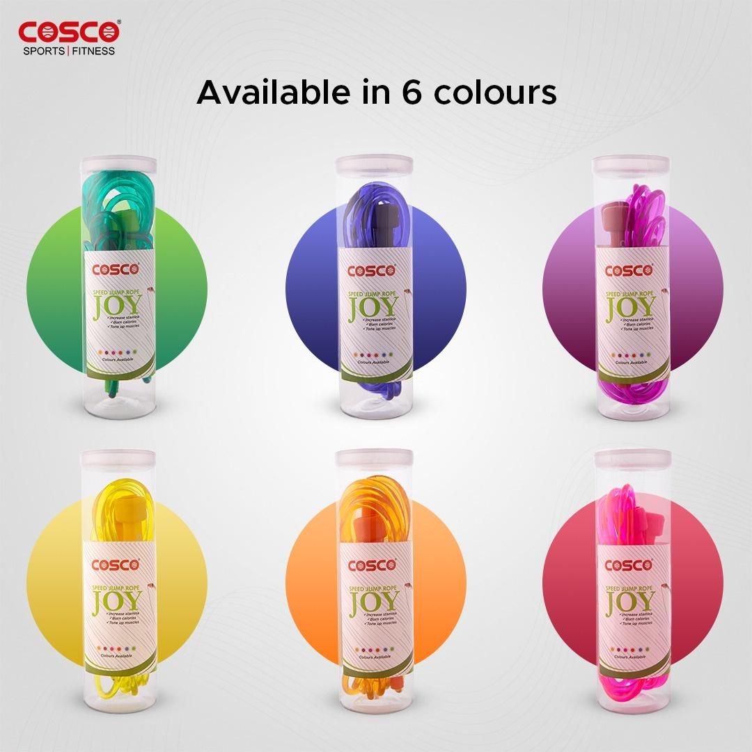 Cosco Skipping Rope Joy 1.00 Pc Assorted colors | Made In India