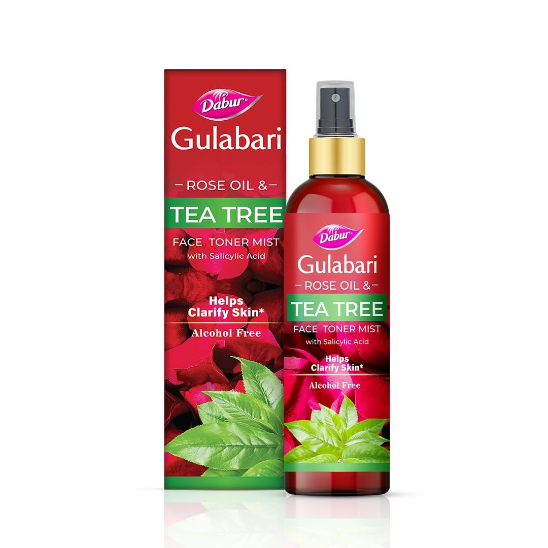 Dabur Gulabari Rose Oil & Tea Tree Face Toner Mist