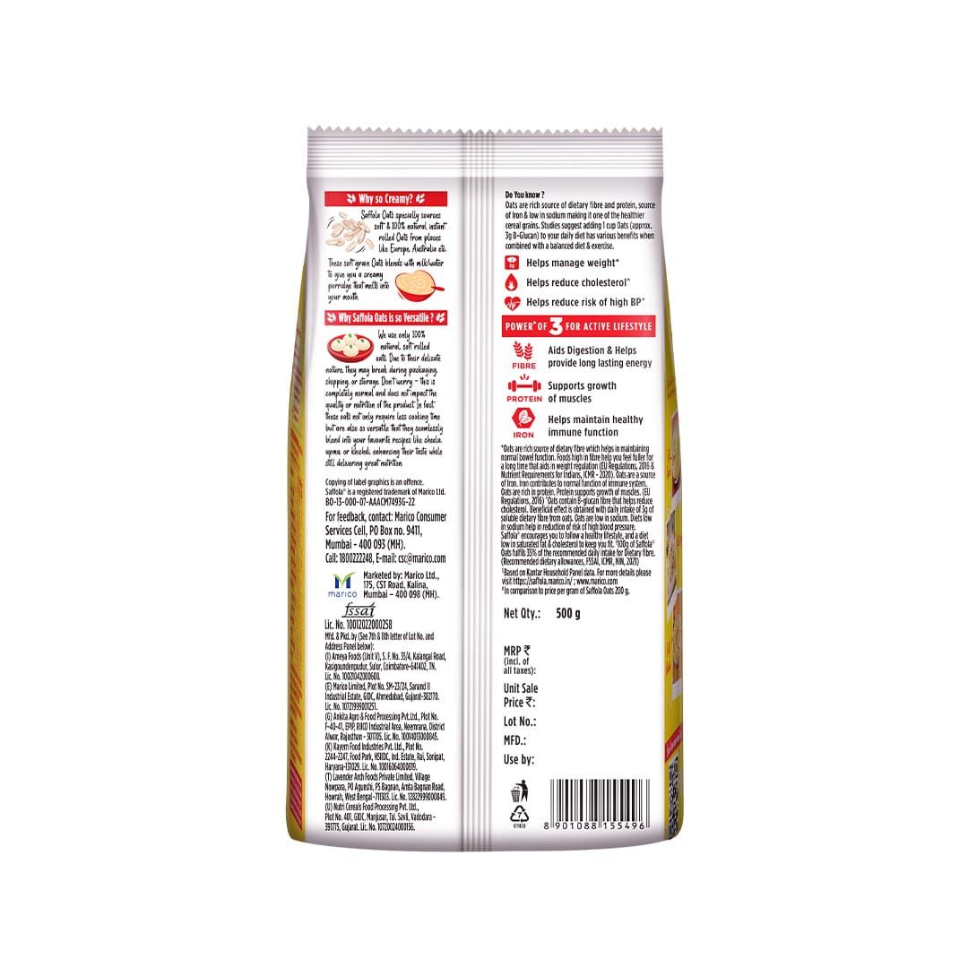 Saffola Oats 500 g Combo