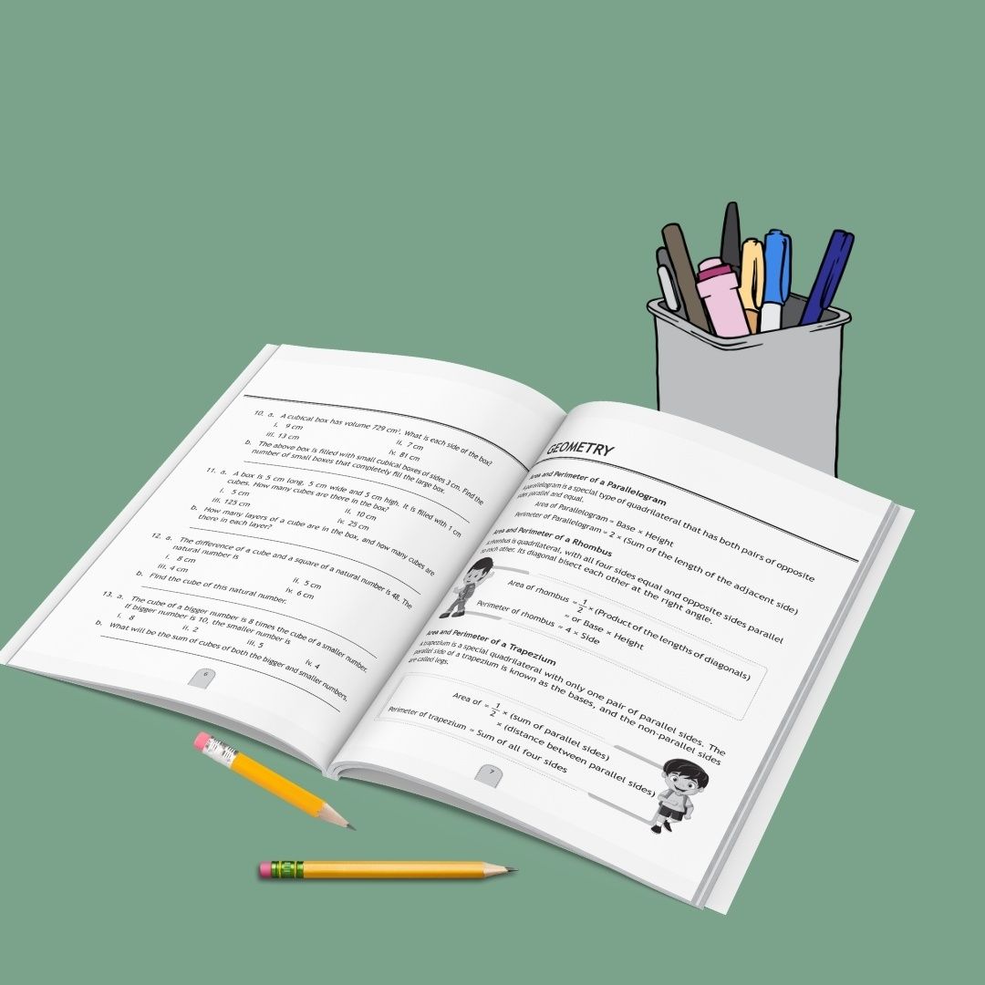 Mental Maths - Mathematics Activity Book 5 for class 5+, Age 9+ - Math Activity Book for Children