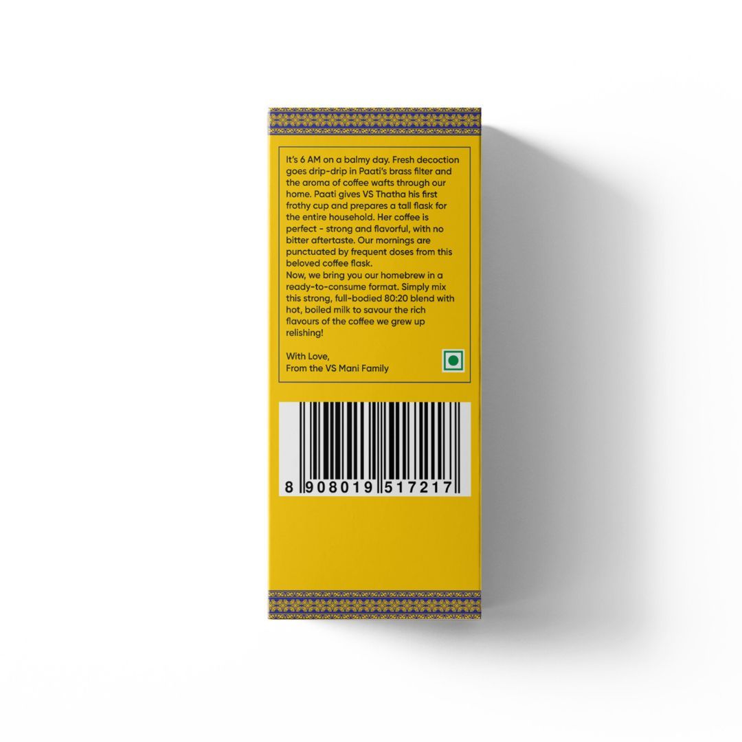 VS Mani Filter Coffee Decoction 100 ml Combo