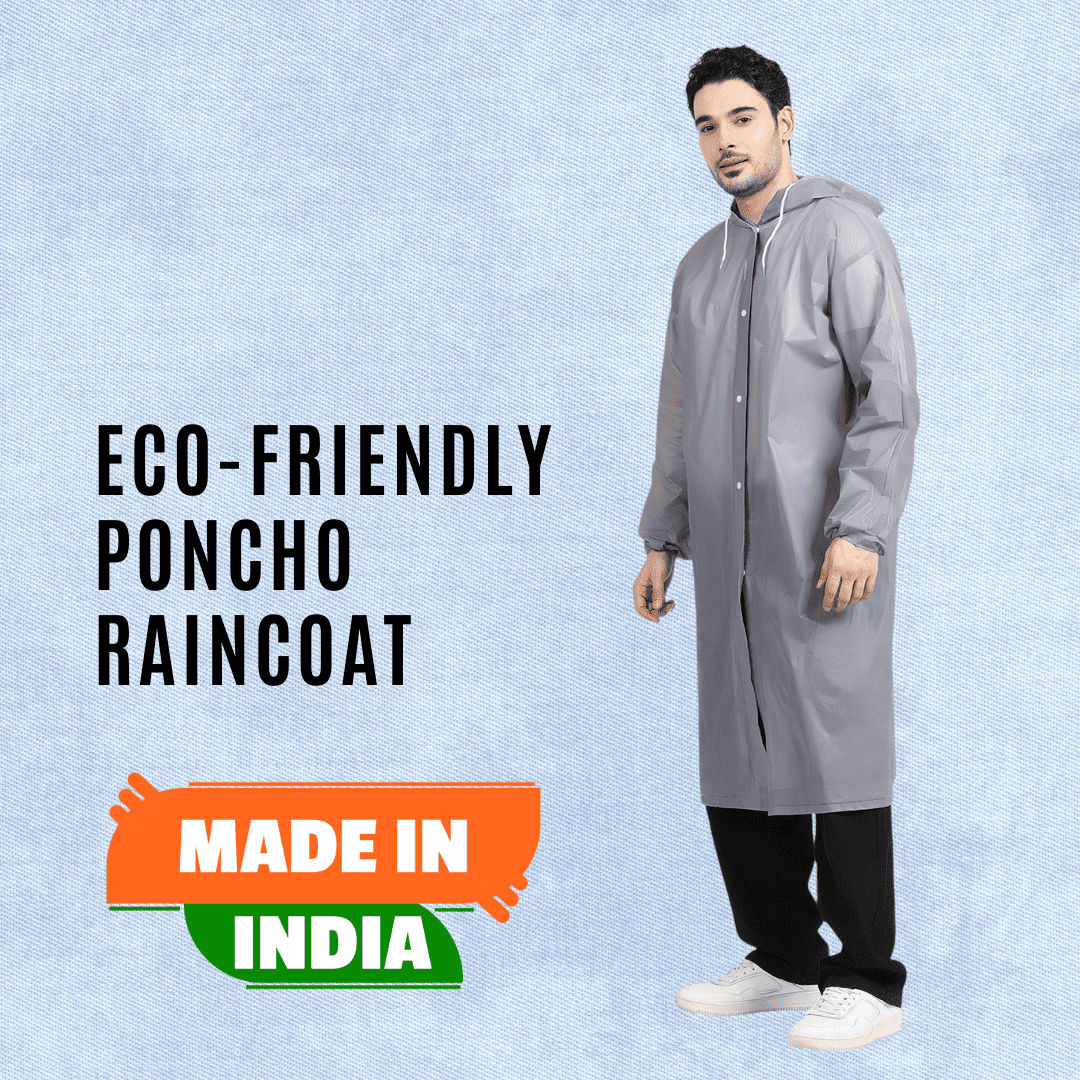 Citizen EVA Raincoat Poncho - Grey-CP04
