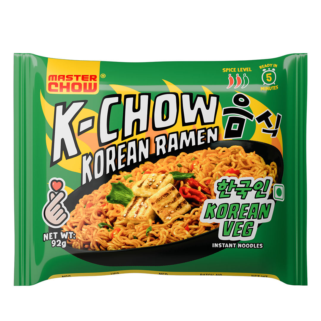 Masterchow K-Chow Korean Veg Instant Noodles(92gms) & Amul Cheese Slices(200gms) Combo