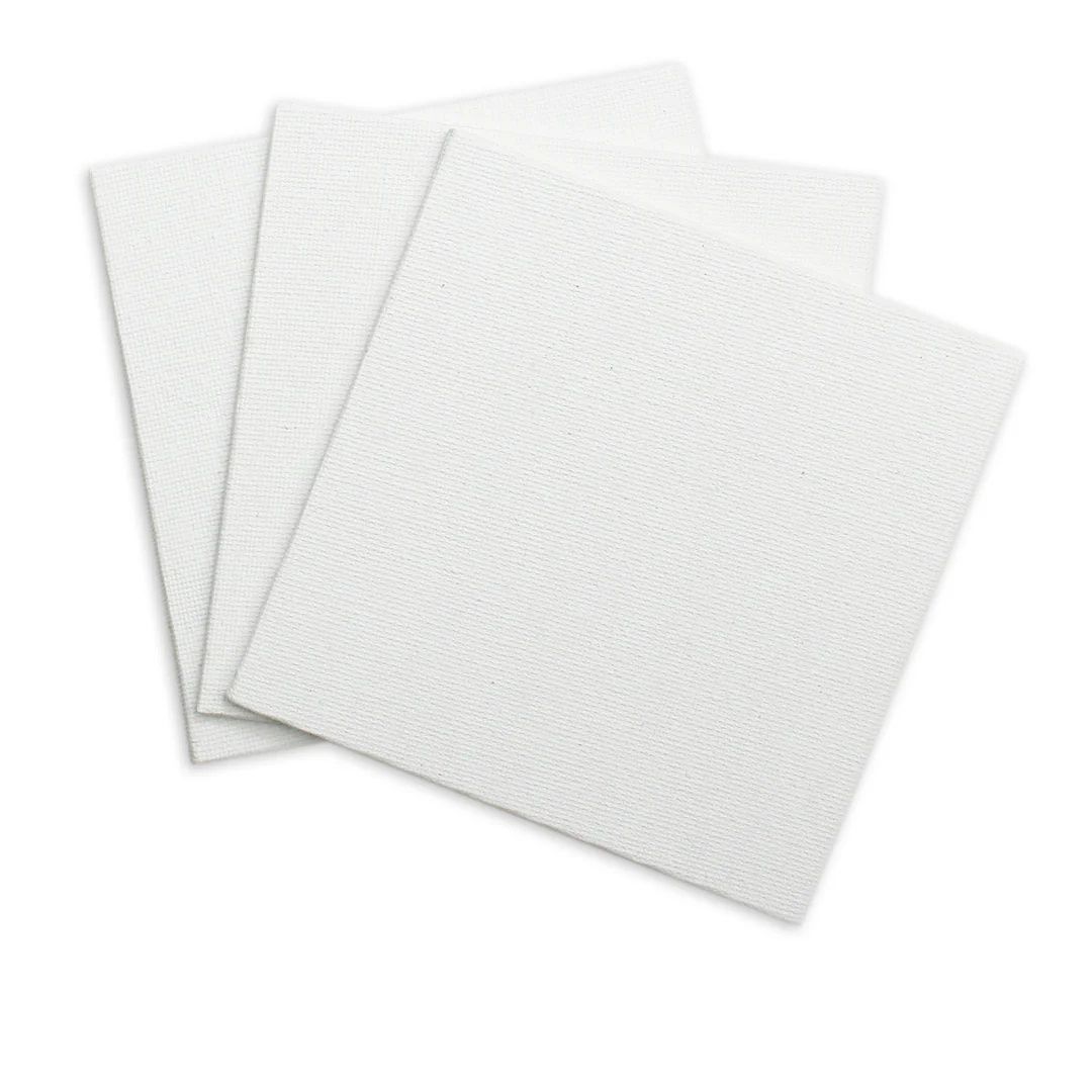 Itsy Bitsy Canvas Panel 6 x 6 Inch 2mm Thick Mdf Board 3 Pcs as