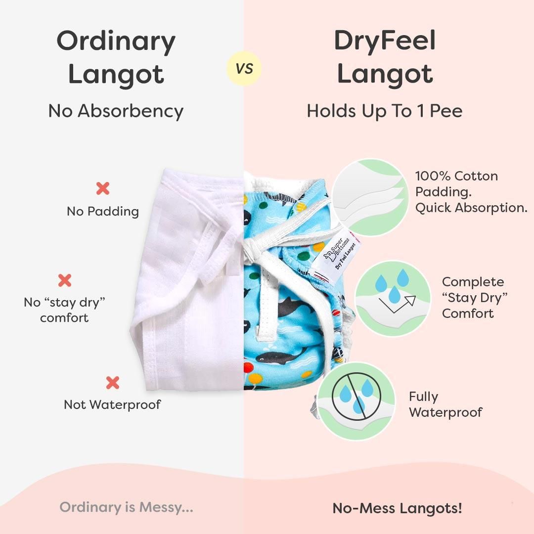 SuperBottoms Dry Feel Langot 5-10 Kg Babies