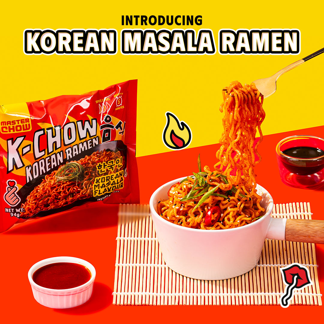 MasterChow K-chow Korean masala Instant Noodles