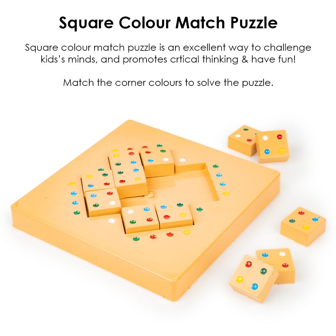 Ratna's Square Colour Match Puzzle | Assorted
