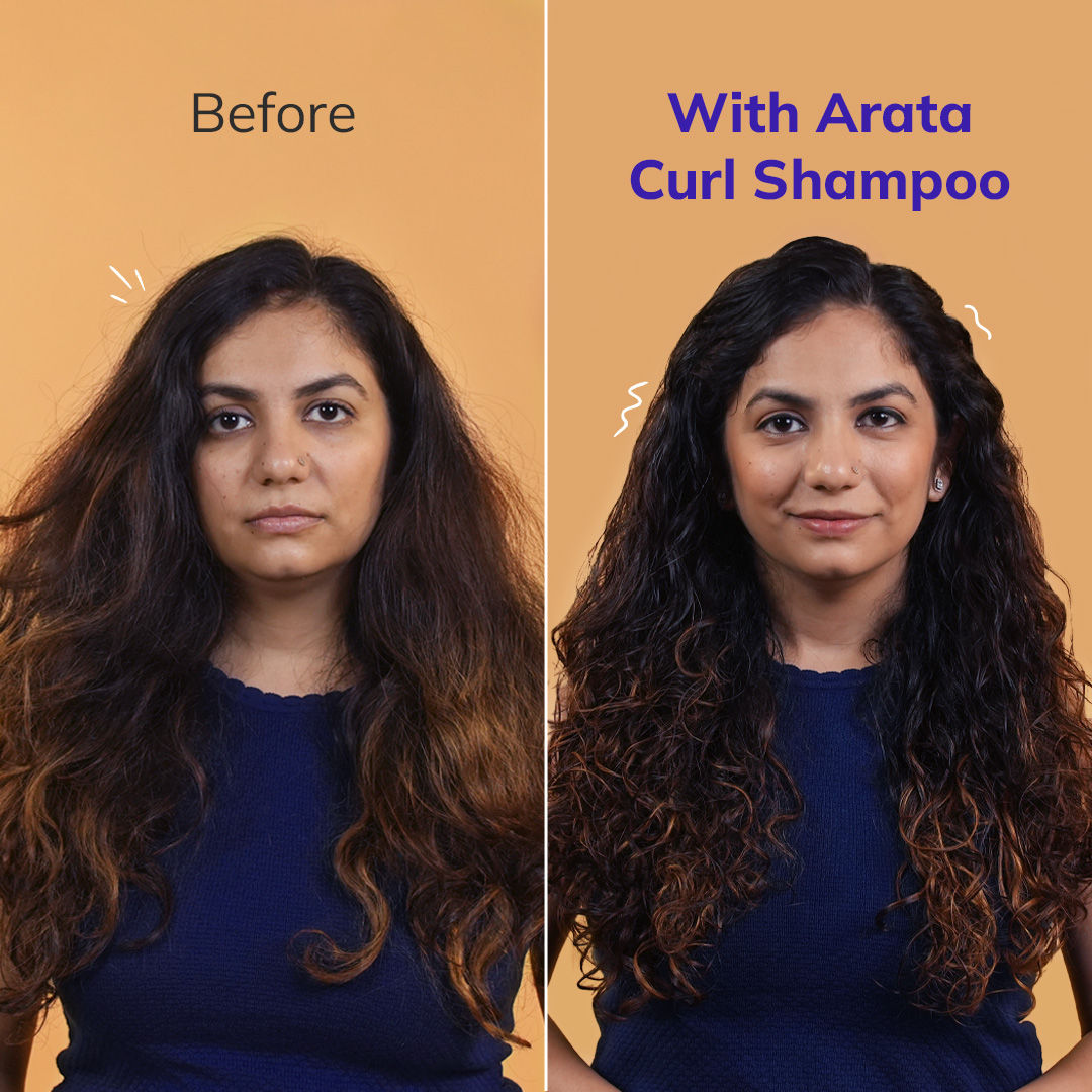 Arata Curl Shampoo (Sulphate Free & Gentle Cleansing)