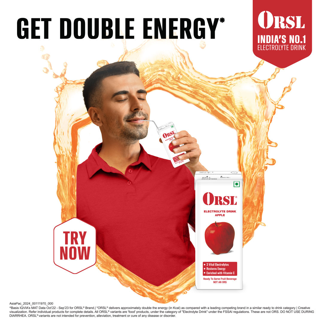 ORSL Apple Drink with Electrolytes