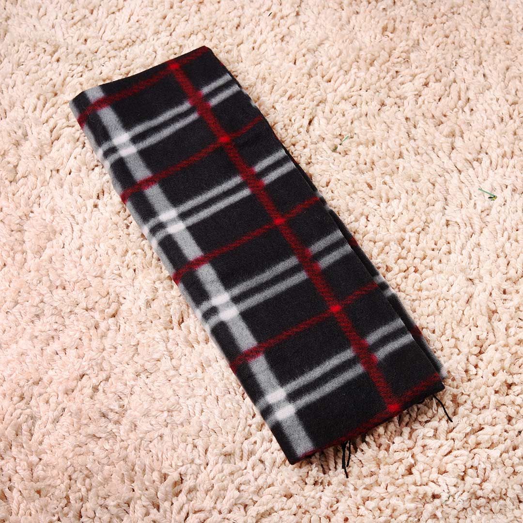 Englo Unisex Checkered Wool Scarf | Multicolour