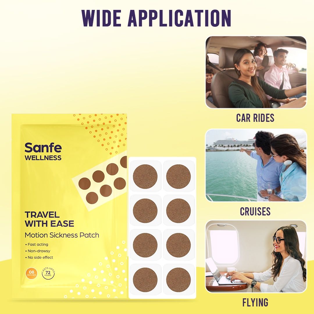 Sanfe Motion Sickness Patch 8 patches