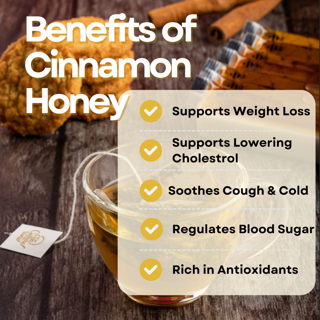 Honey Twigs Cinnamon Infused Honey| 30 Twigs Pack