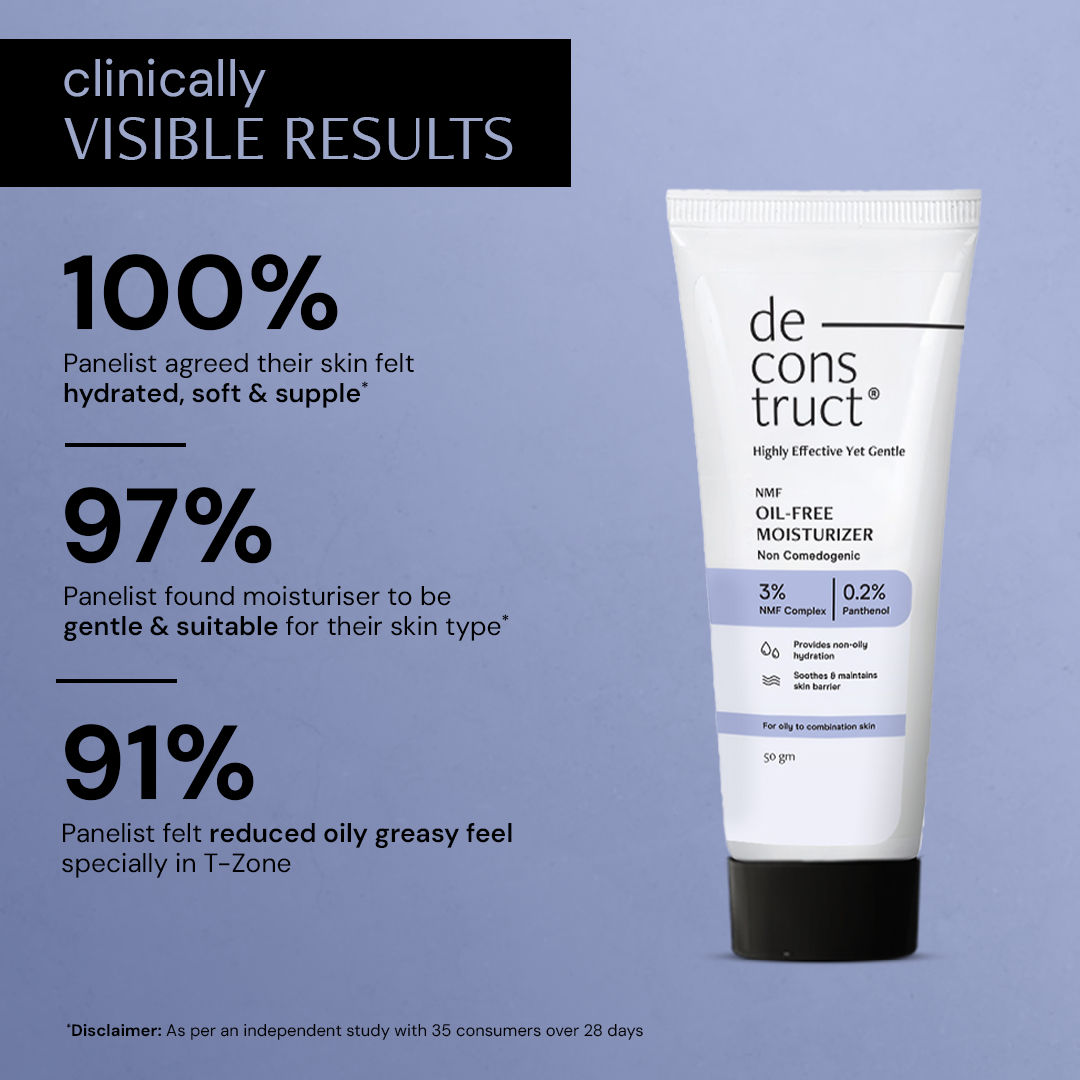 Deconstruct Oil-Free Moisturizer | 72H Hydration | Non-Sticky for Oily, Acne-Prone Skin