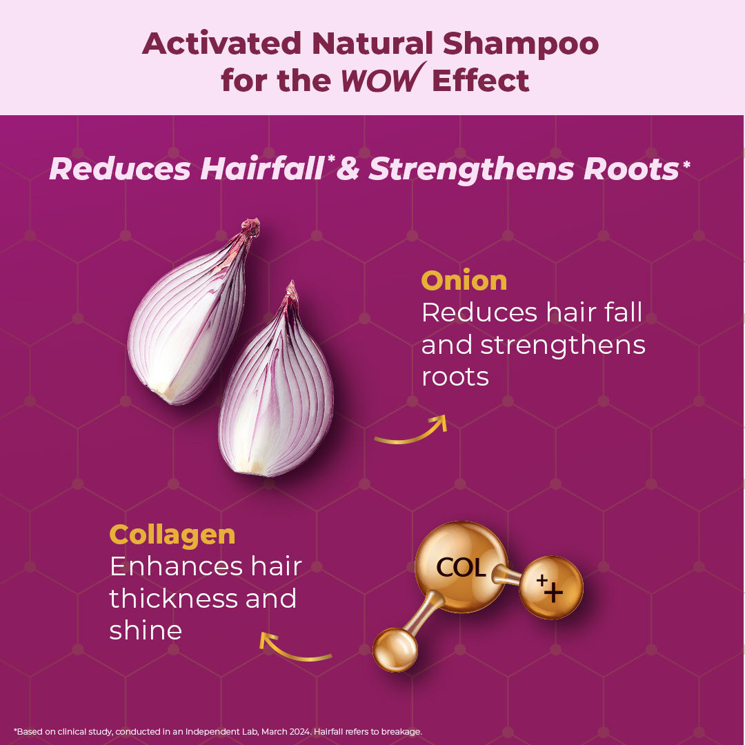 WOW Skin Science Red Onion Black Seed Oil Shampoo
