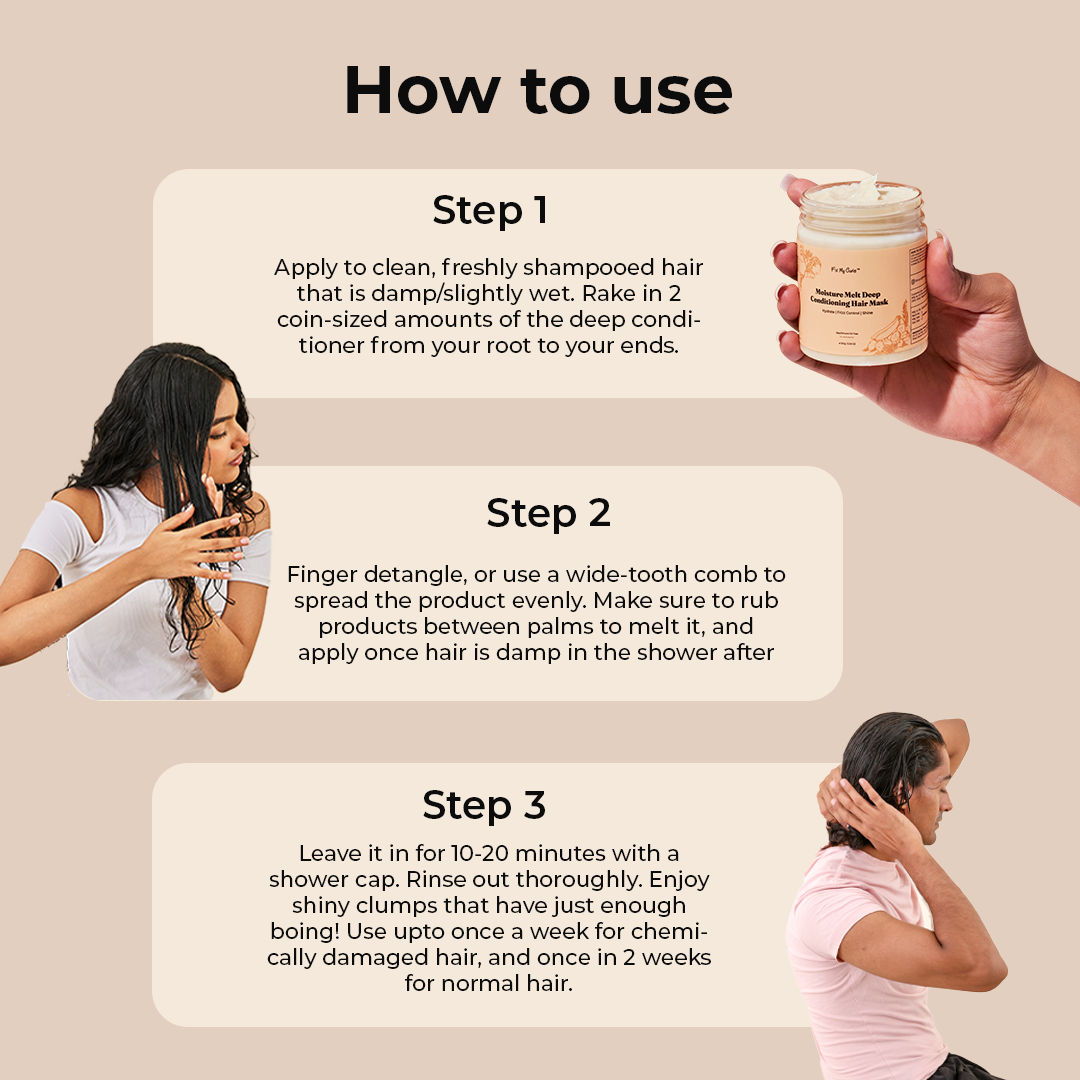 Fix My Curls Moisture Melt Deep Conditioning Hair Mask For Curly And Wavy Hair
