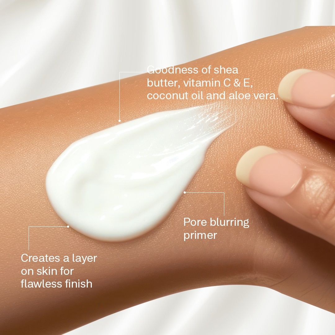 Flicka Silk Touch 3 in 1 Primer for Face Makeup Hydrating | Cream Multi Function Moisturizer
